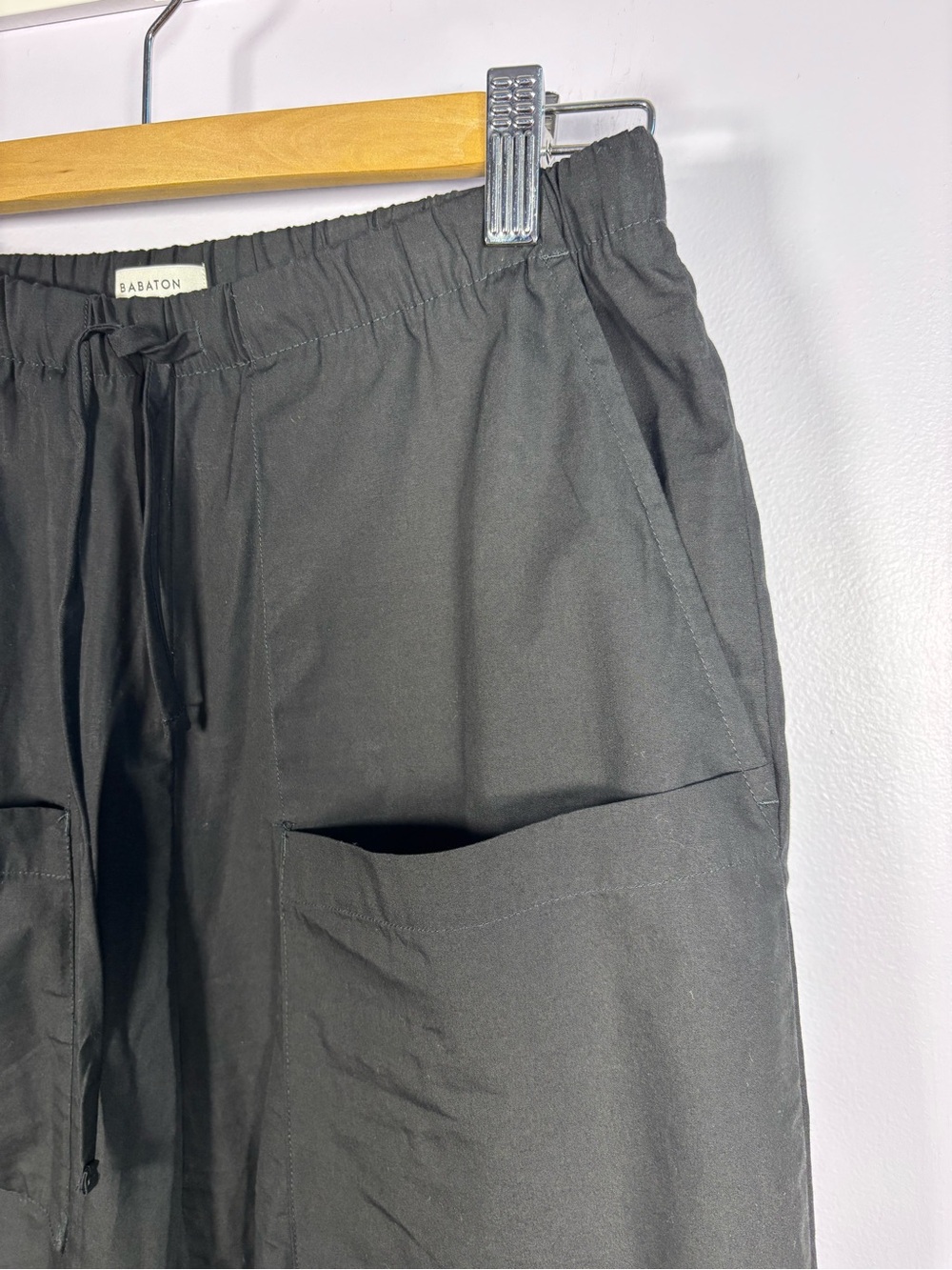 Babaton Aritzia Black Comfy Wide-Leg Drawstring Casual Jogger Pants Size XS. - Picture 3 of 7
